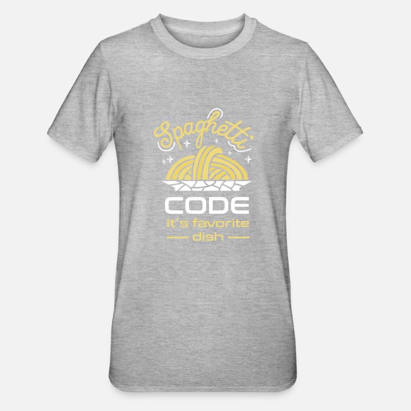 Programmation - T-shirt polycoton Unisexe - gris chiné