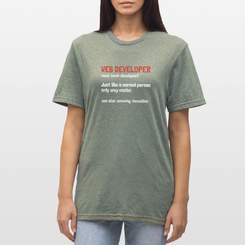 Web Developer Web Developer Definition Unisex Polycotton T-Shirt