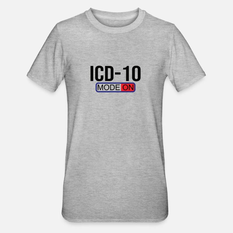 Medical Assistant - Medical Coder - Unisex Polycotton T-Shirt - heather grey