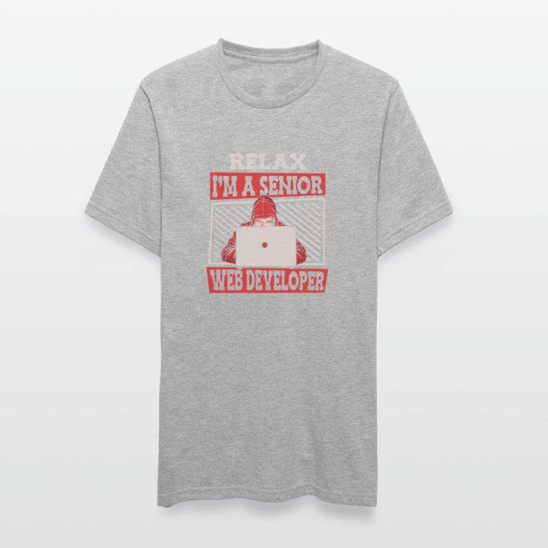Web Developer Web Developer Senior Unisex Polycotton T-Shirt