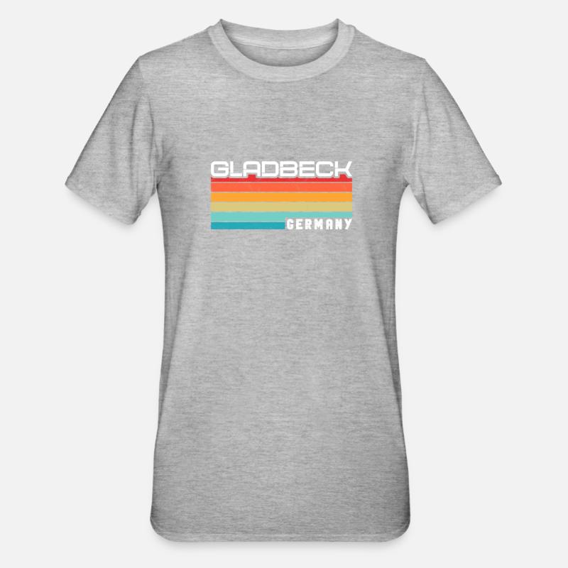 Gladbeckerin Gladbecker Gladbeck - T-shirt polycoton Unisexe - gris chiné