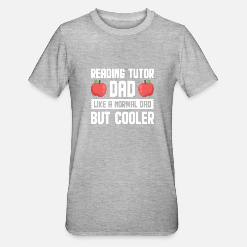 Tutor Geschenk Tutor - Unisex Polycotton T-Shirt - Grau meliert