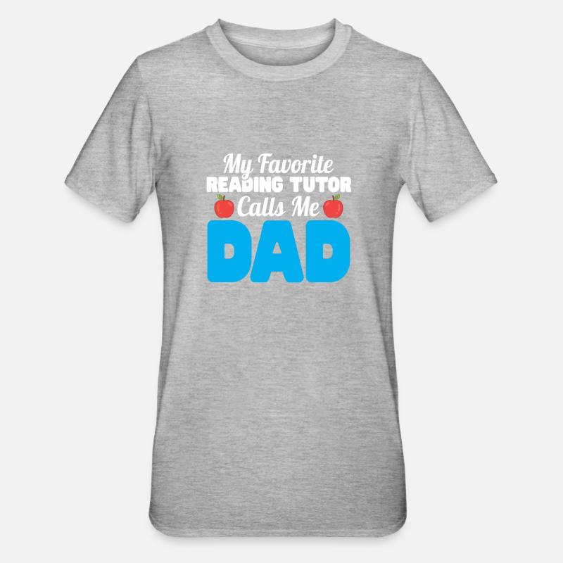 Tutor Geschenk Tutor - Unisex Polycotton T-Shirt - Grau meliert