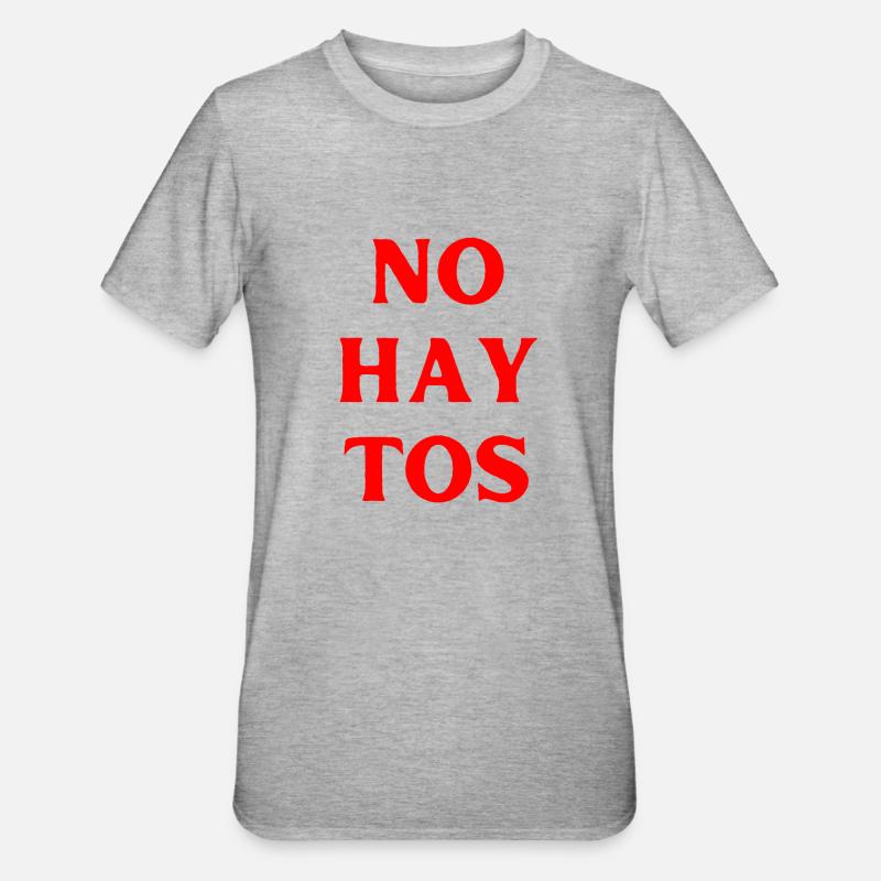 Kein Problem Spanisch Sprache - Unisex Polycotton T-Shirt - Grau meliert