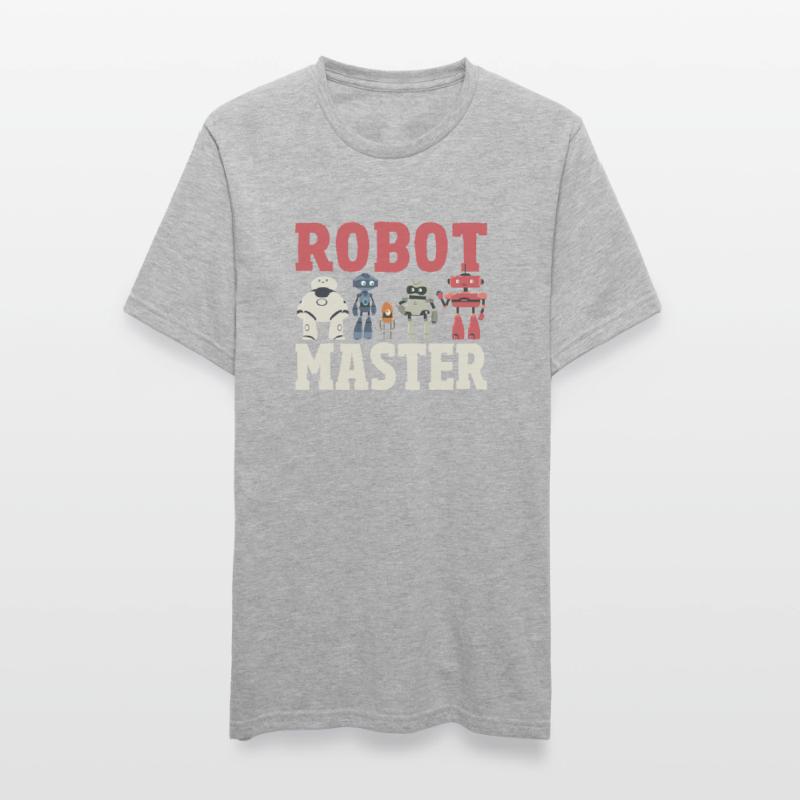 Robot Master Robots Engineer Robotics Unisex Polycotton T-Shirt