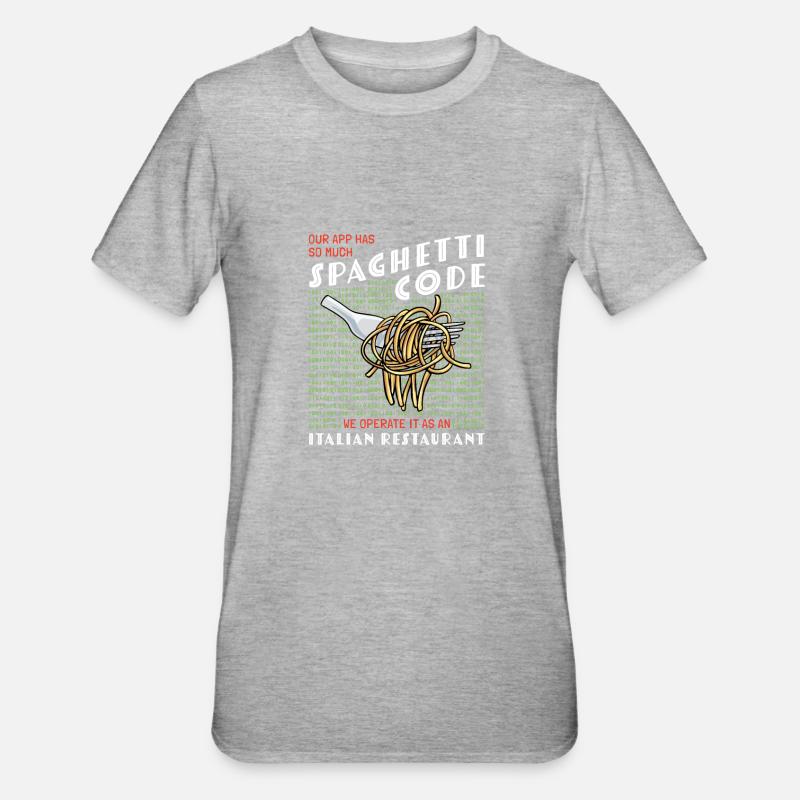 Computerprogrammierung - Unisex Polycotton T-Shirt - Grau meliert