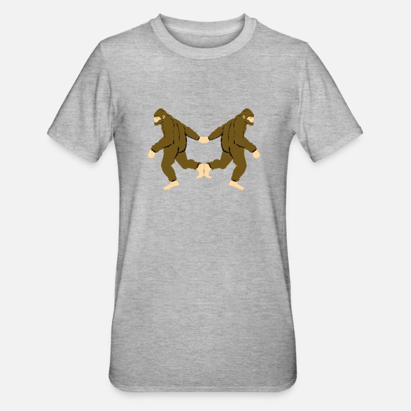 Danses Bigfoot Boogie Woogie - T-shirt polycoton Unisexe - gris chiné