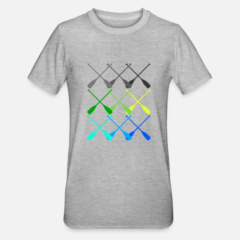Rameur Bateau à rames - T-shirt polycoton Unisexe - gris chiné