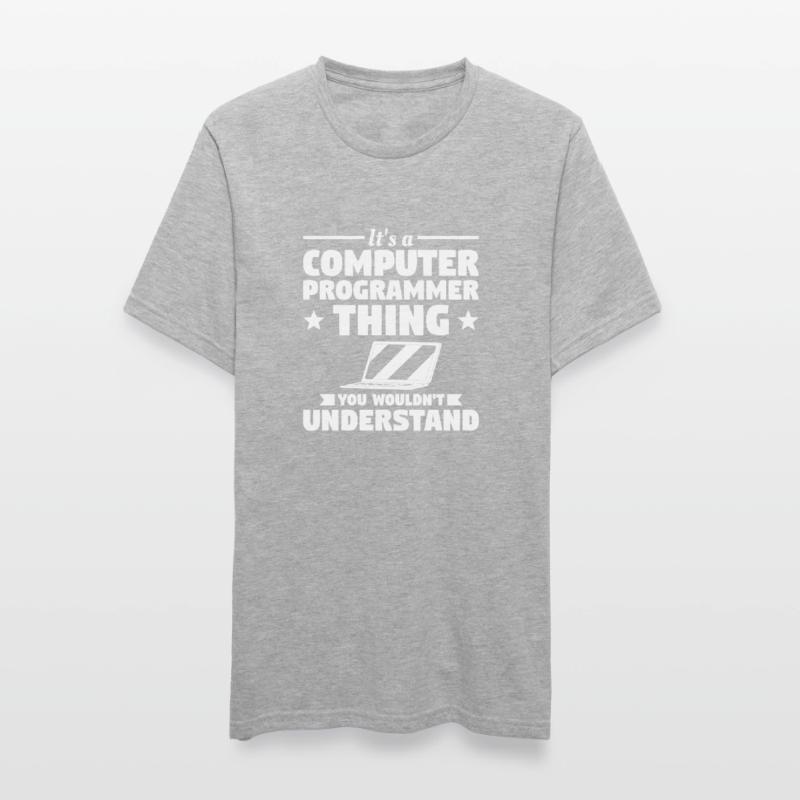 C’est un programmeur informatique que vous ne voudriez pas T-shirt polycoton Unisexe