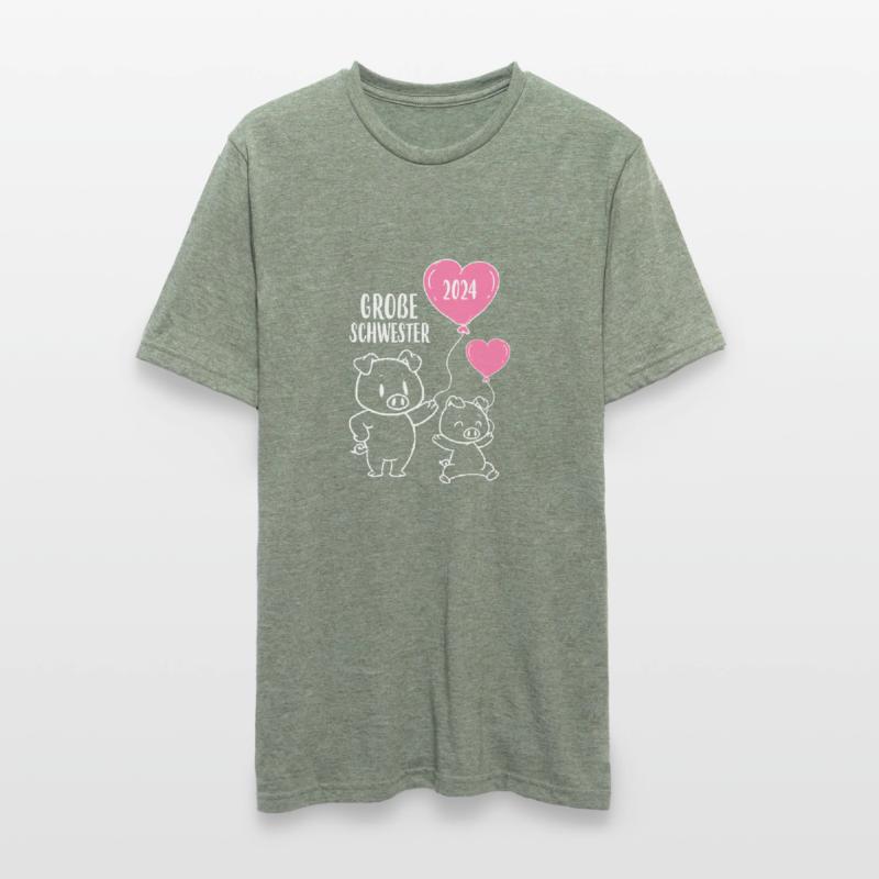 Große Schwester 2024 Unisex Polycotton T-Shirt