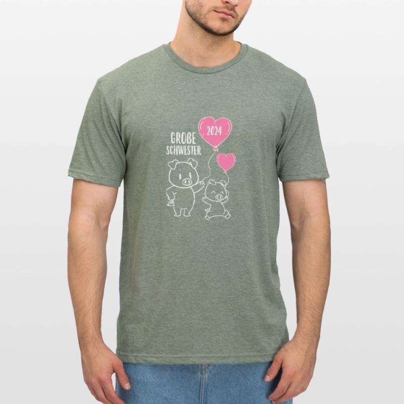 Große Schwester 2024 Unisex Polycotton T-Shirt