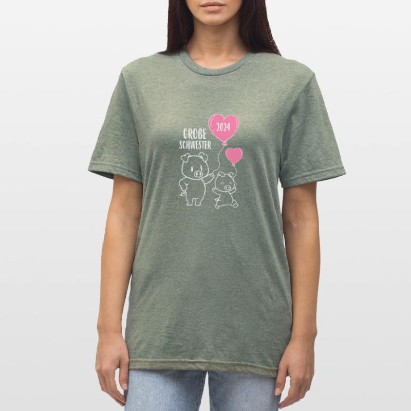 Große Schwester 2024 Unisex Polycotton T-Shirt