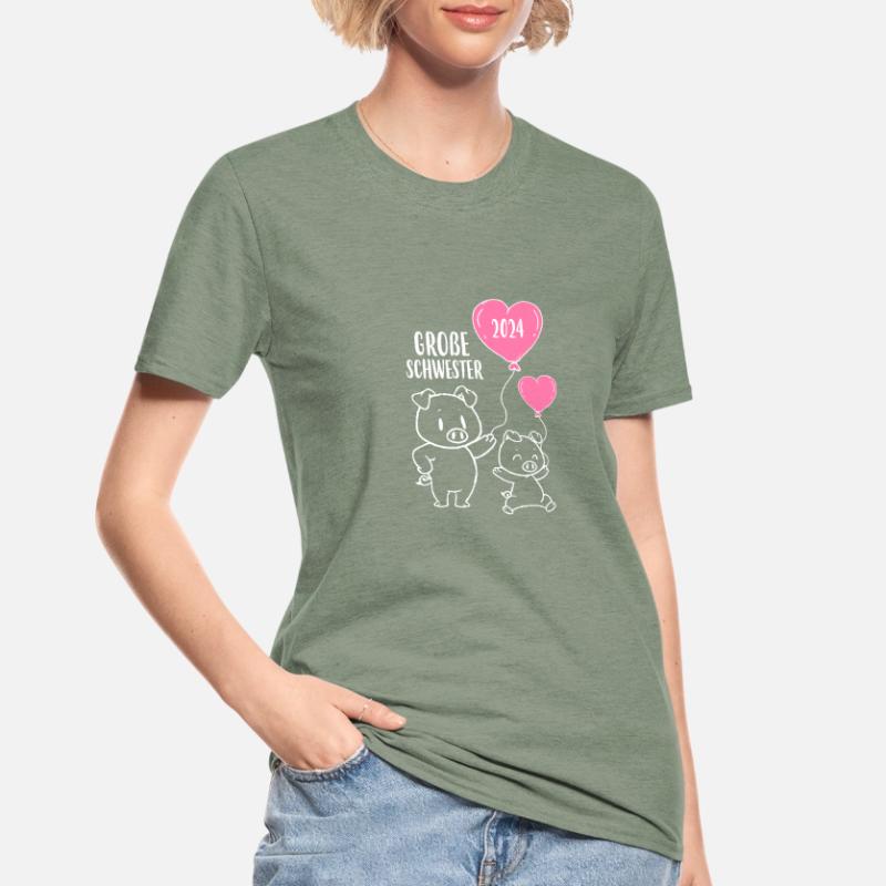 Große Schwester 2024 Unisex Polycotton T-Shirt