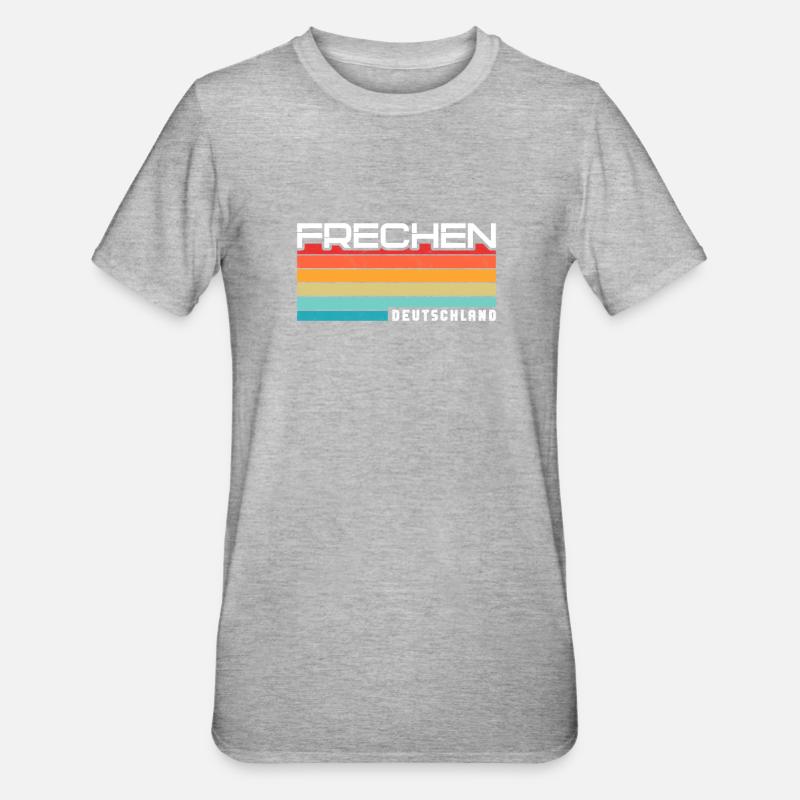 Frechenerin Frechener Frechen - T-shirt polycoton Unisexe - gris chiné