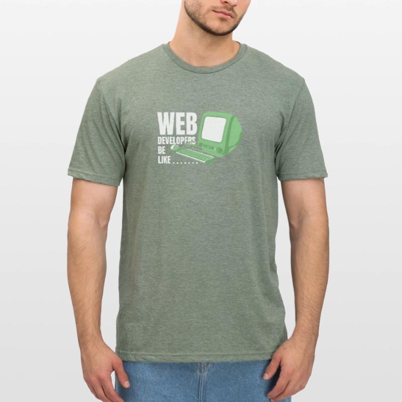 Web Developer Web Developer Funny Unisex Polycotton T-Shirt