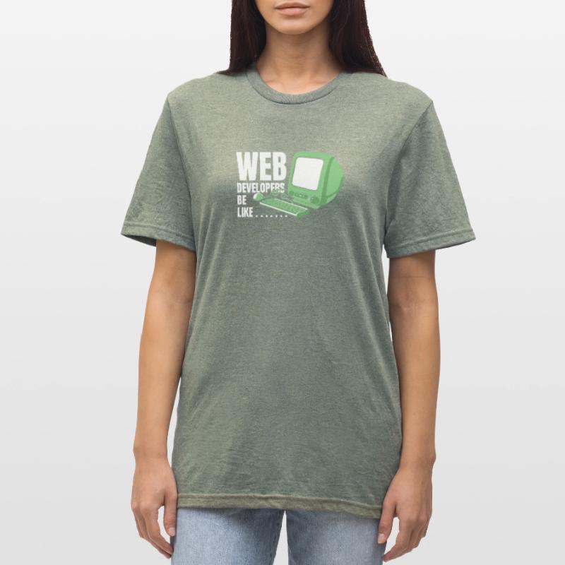 Web Developer Web Developer Funny Unisex Polycotton T-Shirt