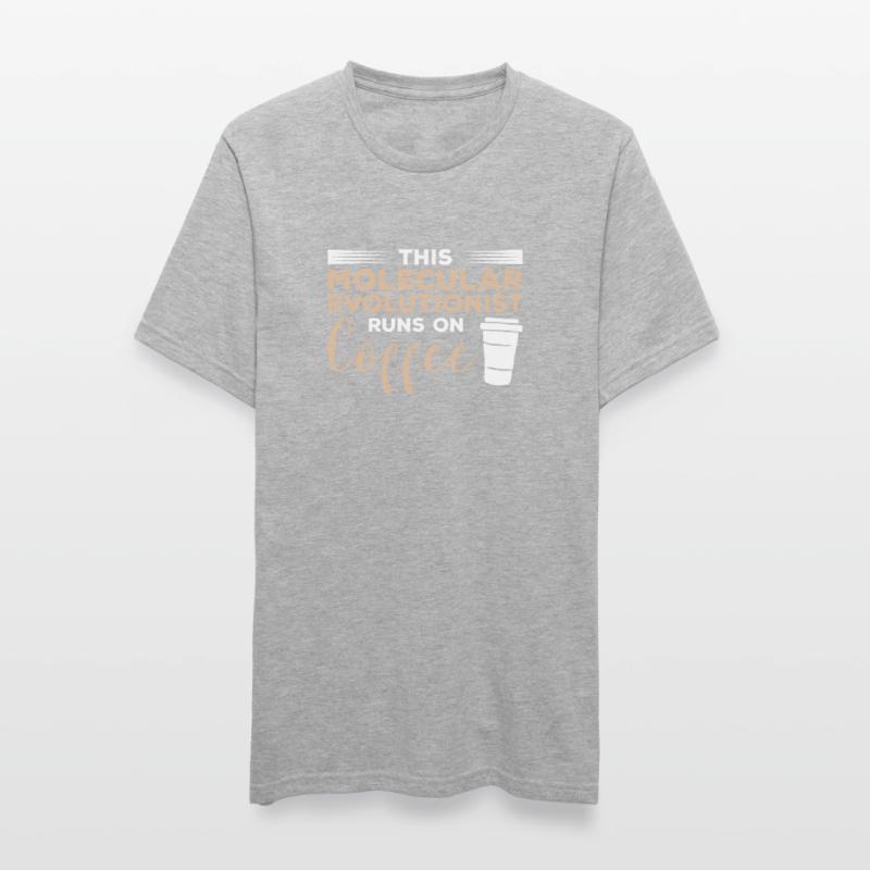 This Molecular Evolutionist Runs On Coffee Unisex Polycotton T-Shirt