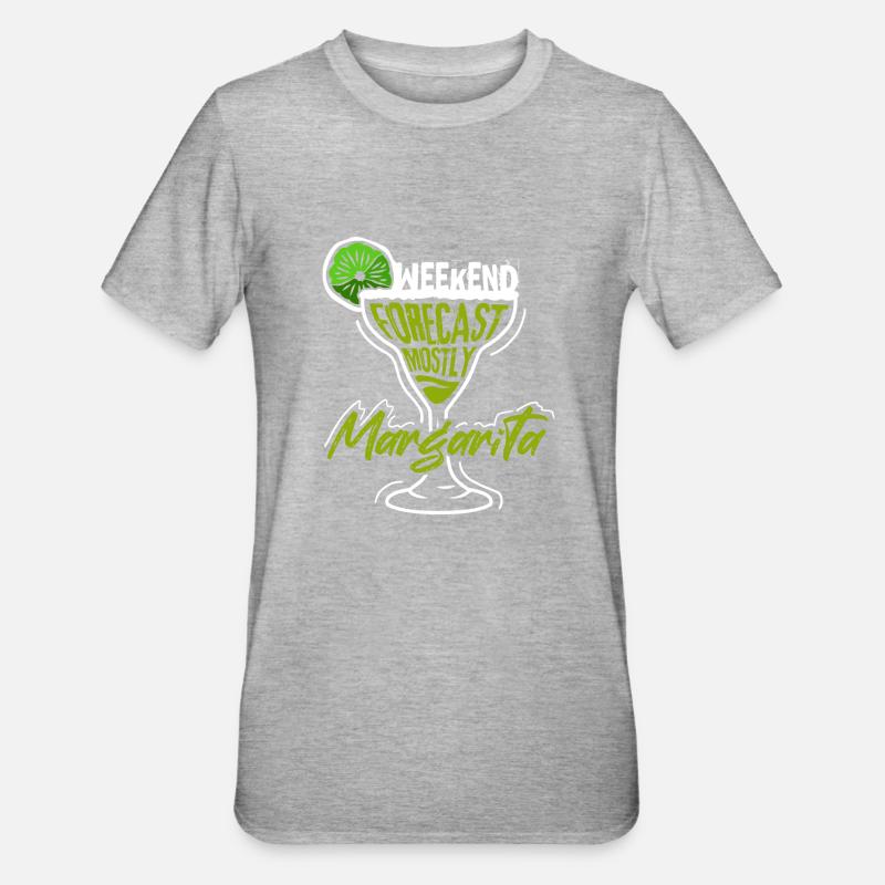 Mexican cocktail alcohol drinker - Unisex Polycotton T-Shirt - heather grey