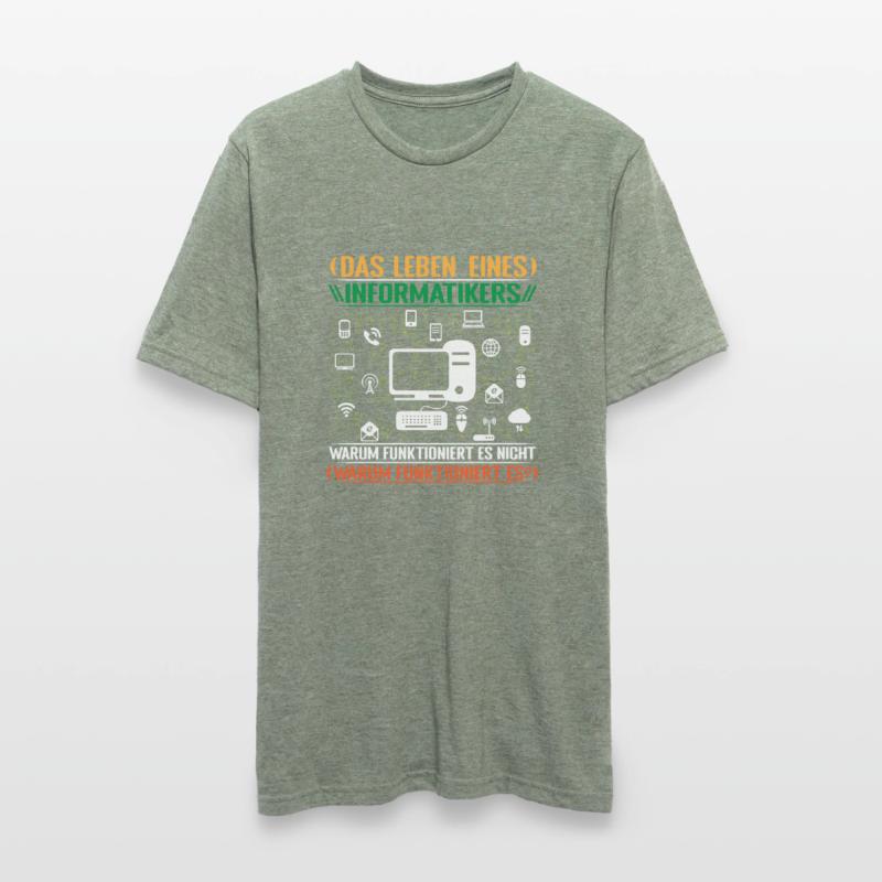 Informatiker Admin Programmierer Programm Unisex Polycotton T-Shirt