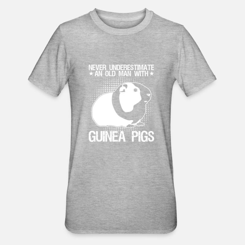 Cochon d’Inde Cochons d’Inde - T-shirt polycoton Unisexe - gris chiné