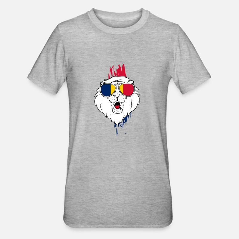 Tchad - T-shirt polycoton Unisexe - gris chiné