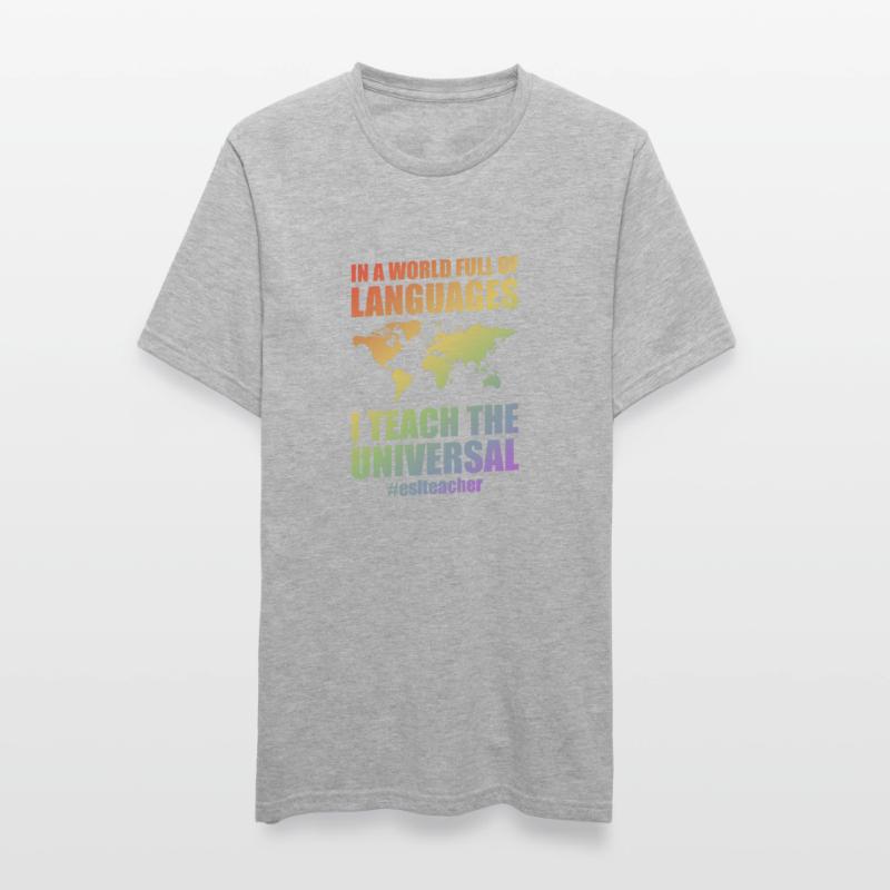 Enseignant d’anglais langue seconde |Langue anglaise |Pour les enseignants d’anglais langue seconde T-shirt polycoton Unisexe
