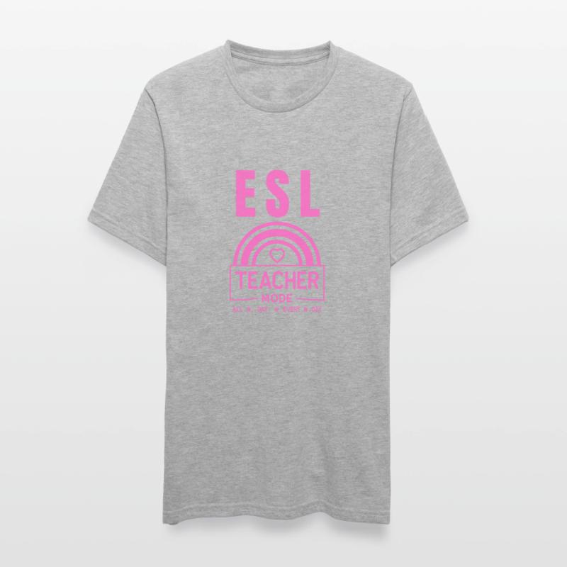 Enseignant d’anglais langue seconde |Langue anglaise |Pour les enseignants d’anglais langue seconde T-shirt polycoton Unisexe