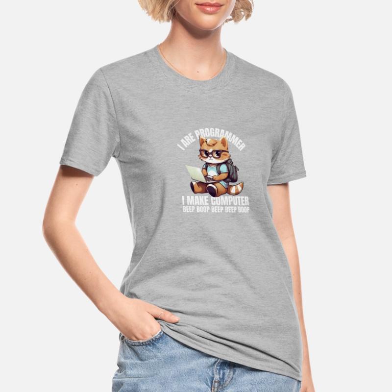 Ich bin Programmierer. Ich mache Computer Beep Unisex Polycotton T-Shirt