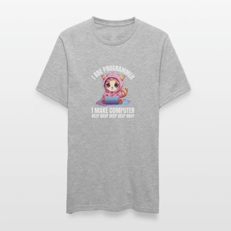 Ich bin Programmierer. Ich mache Computer Beep Unisex Polycotton T-Shirt