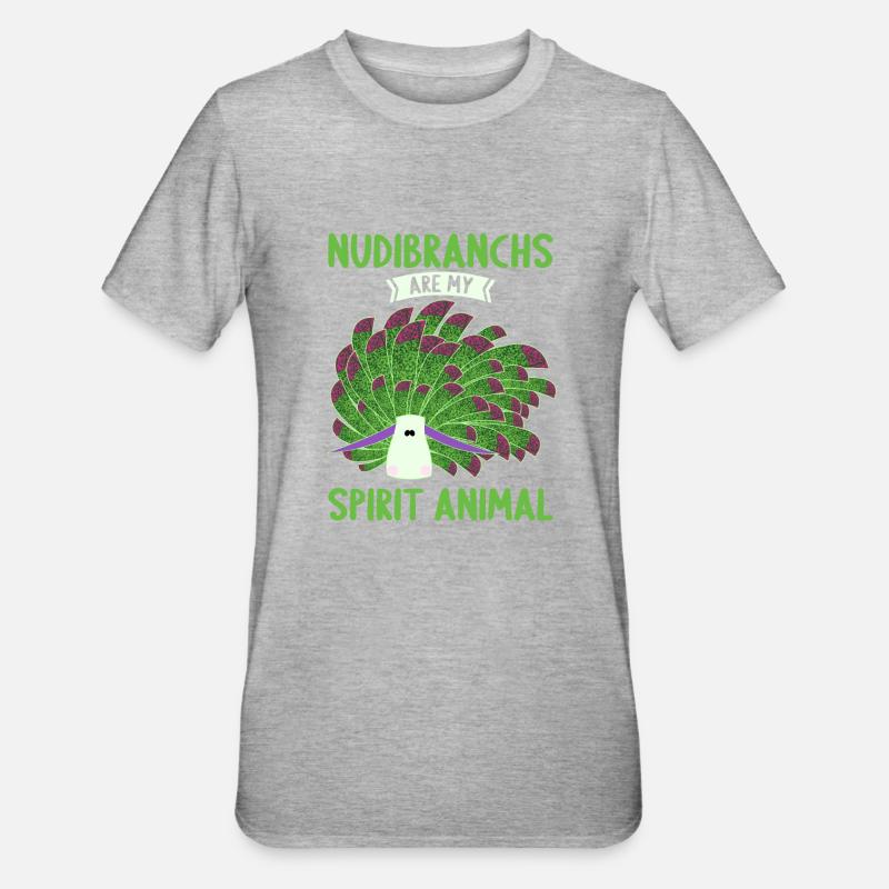 Nudibranches nudibranches - T-shirt polycoton Unisexe - gris chiné