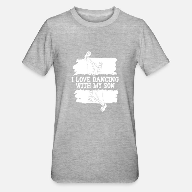 Mom Mutter Mutter Tanz Mutter - Unisex Polycotton T-Shirt - Grau meliert