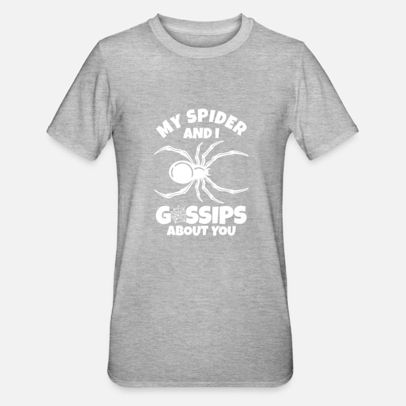 Spider Propriétaire Spider Spider Breeder - T-shirt polycoton Unisexe - gris chiné