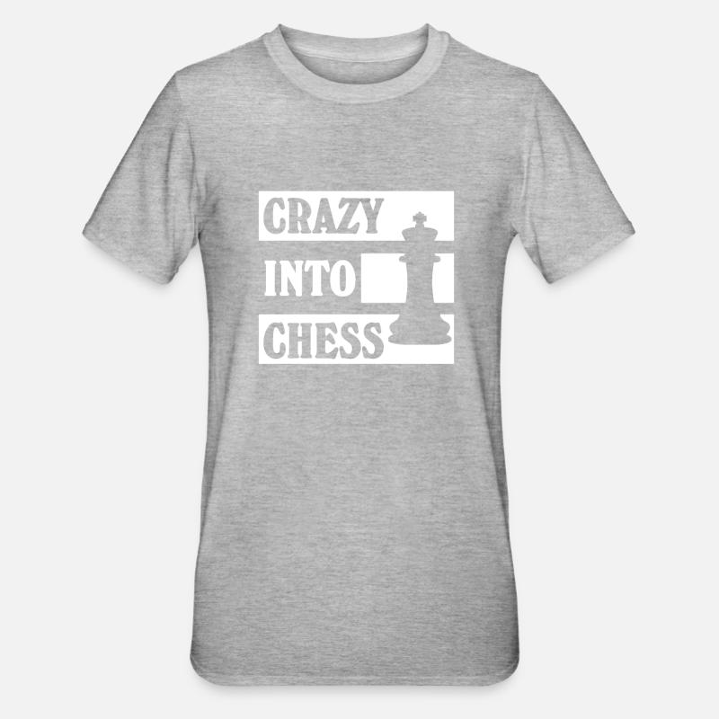 Fou d’échecs - T-shirt polycoton Unisexe - gris chiné