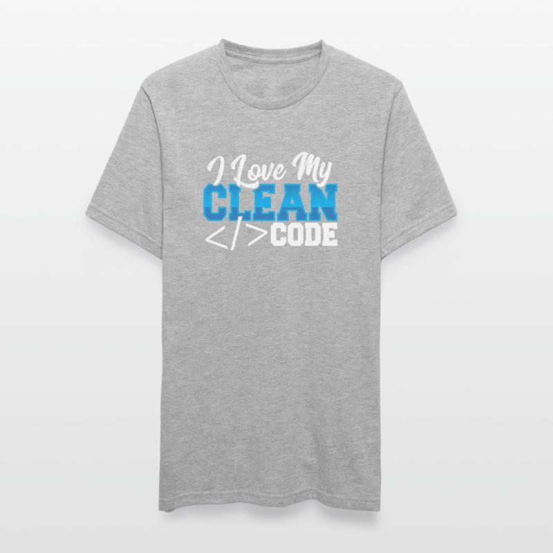 Programmation J’aime mon code propre T-shirt polycoton Unisexe