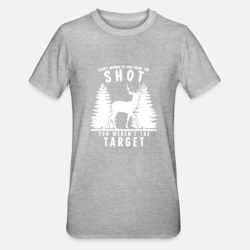 Chasseurs Chasseur Chasse - T-shirt polycoton Unisexe - gris chiné