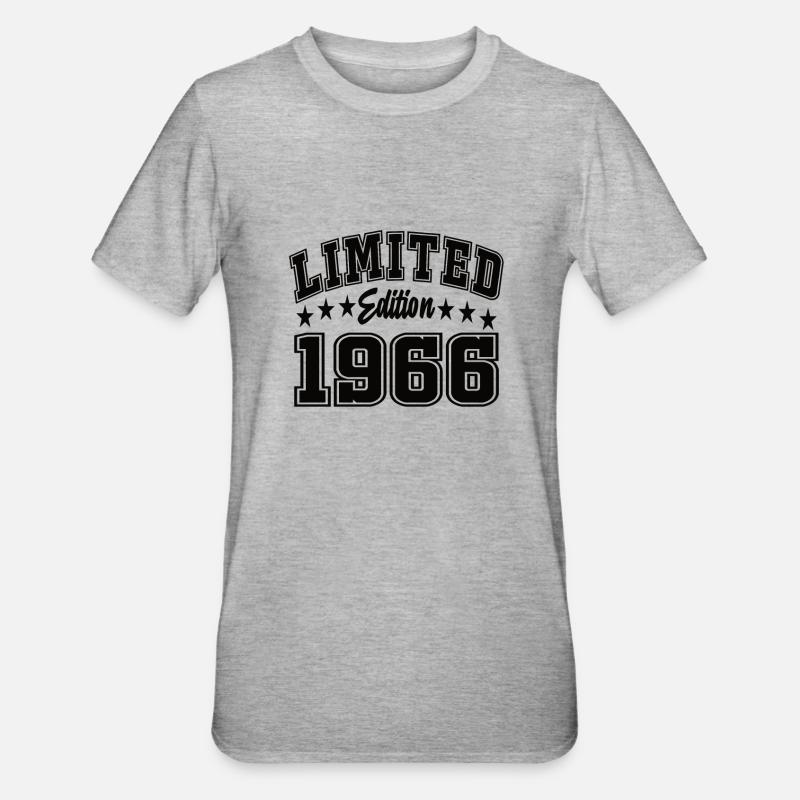 Édition limitée 1966 - T-shirt polycoton Unisexe - gris chiné