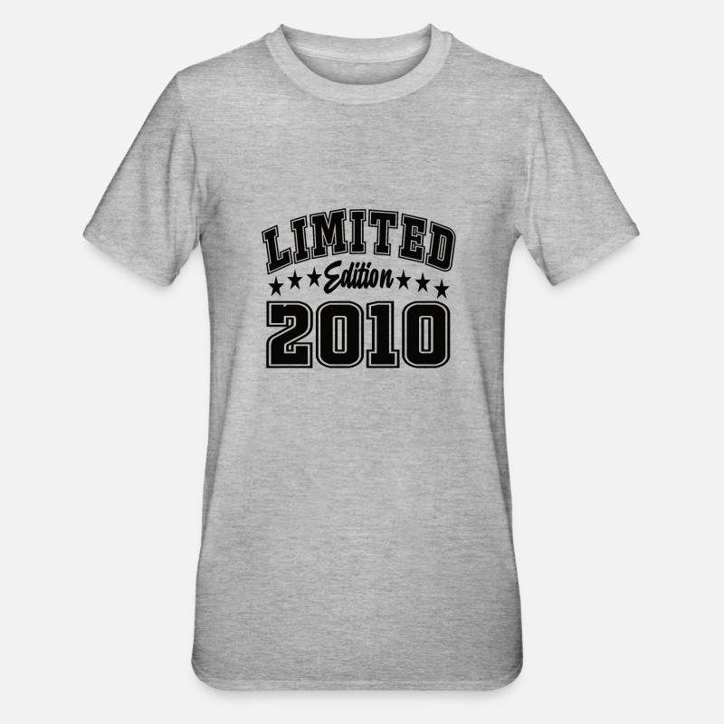 Édition limitée 2010 - T-shirt polycoton Unisexe - gris chiné