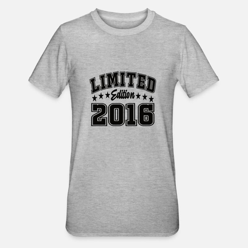 Édition limitée 2016 - T-shirt polycoton Unisexe - gris chiné