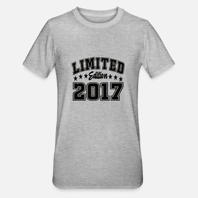 Édition limitée 2017 - T-shirt polycoton Unisexe - gris chiné