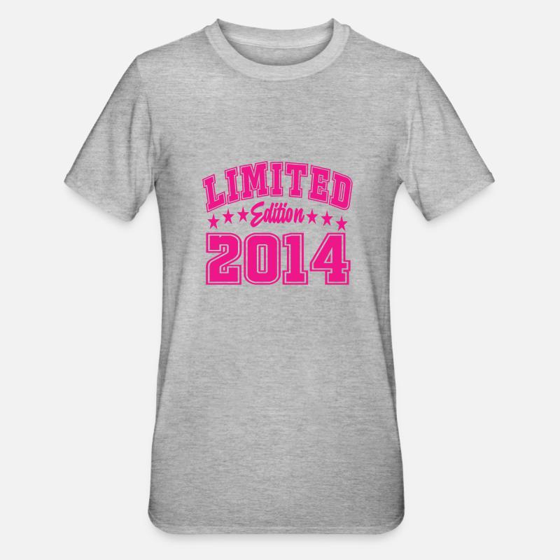 Edition Limitée 2014 - T-shirt polycoton Unisexe - gris chiné