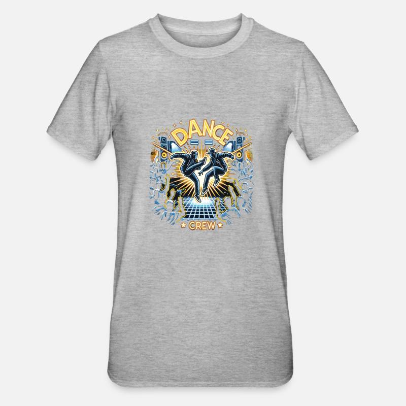 Équipe de danse Breakdance - T-shirt polycoton Unisexe - gris chiné