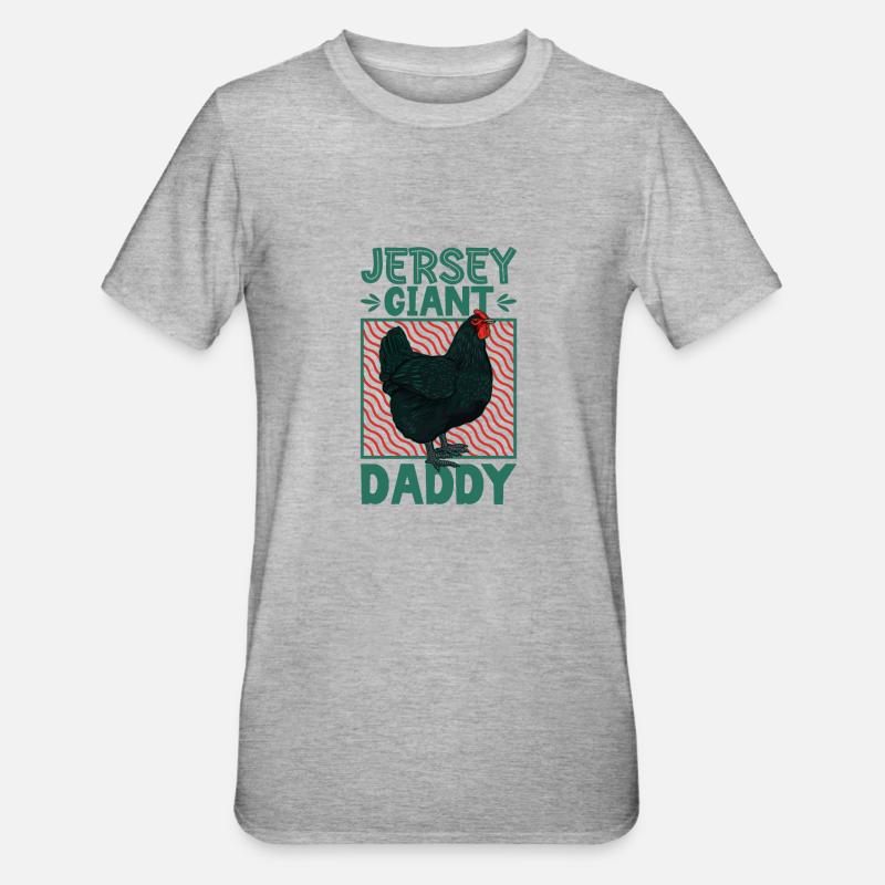 Jersey Géant Papa - T-shirt polycoton Unisexe - gris chiné
