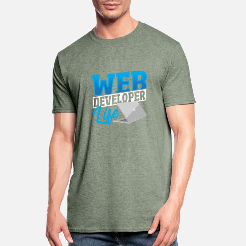 Web Developer Life Web Developer Programmer Unisex Polycotton T-Shirt