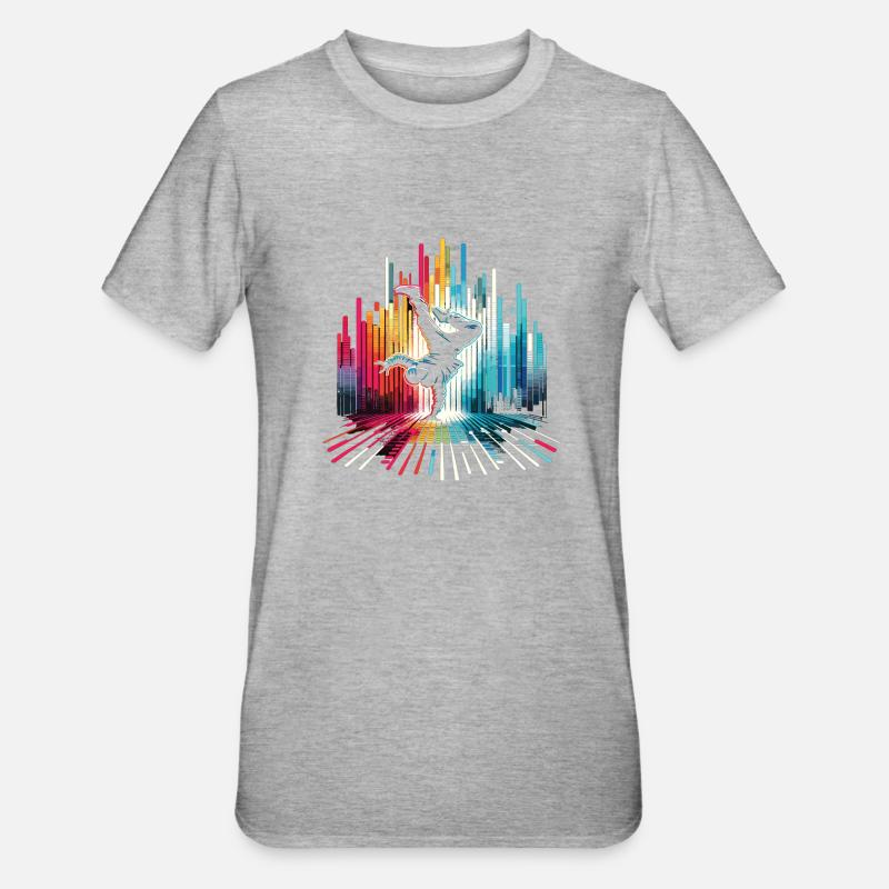 Breakdance Breakdancer Breakdance Kids - Unisex Polycotton T-Shirt - heather grey