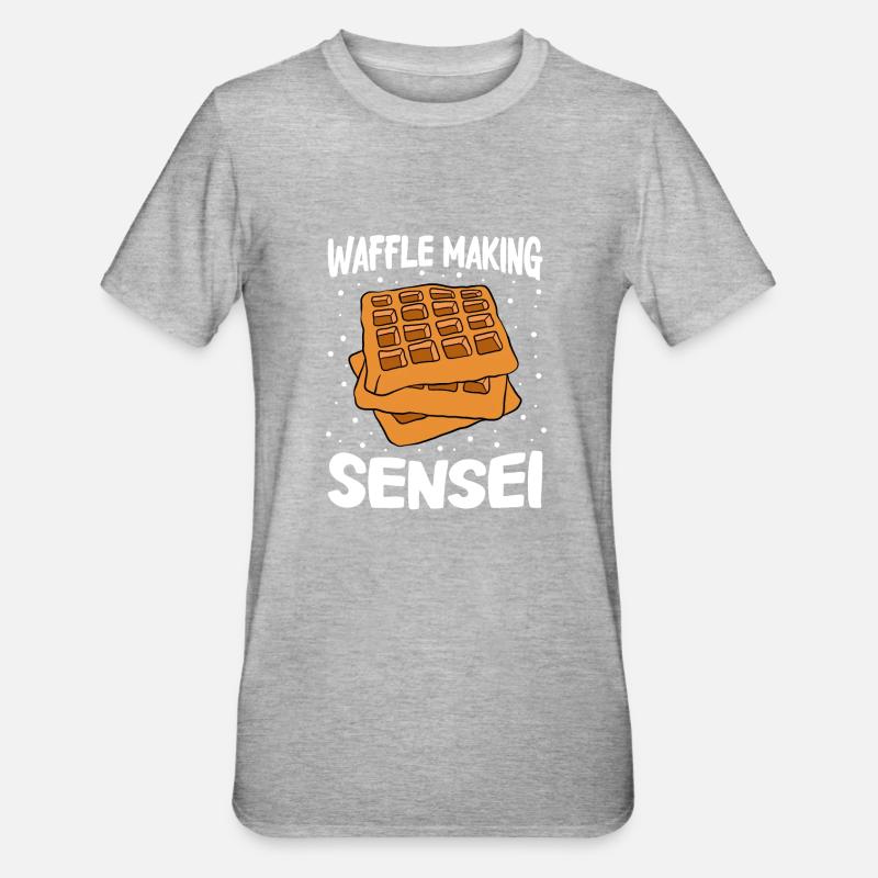 Waffle making waffle maker - Unisex Polycotton T-Shirt - heather grey