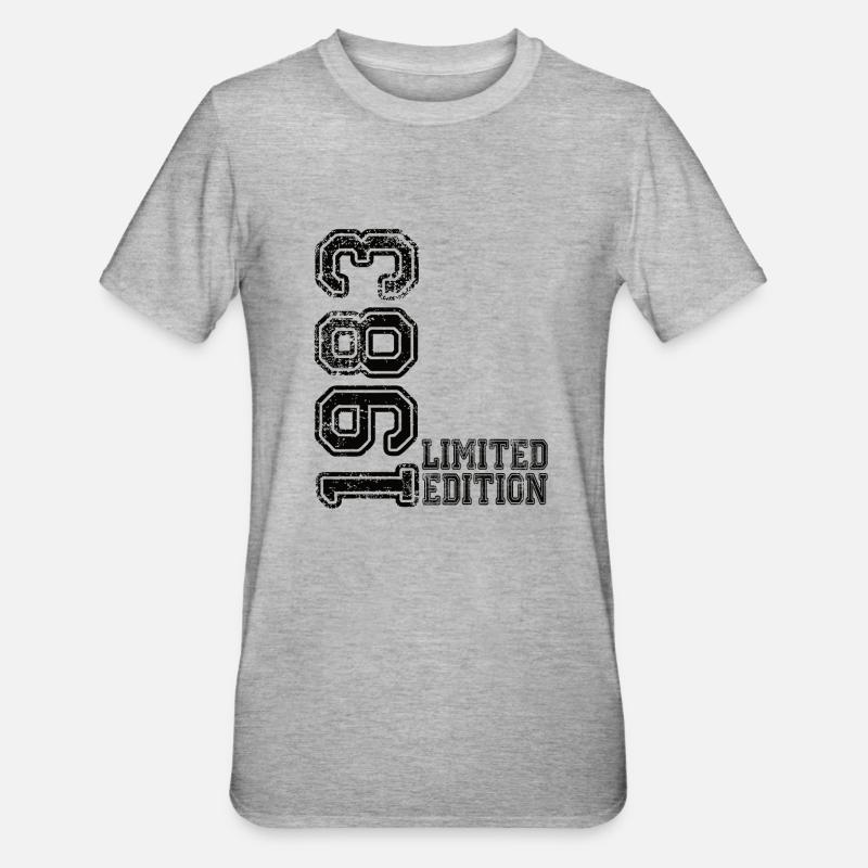 Édition limitée 1983 - T-shirt polycoton Unisexe - gris chiné