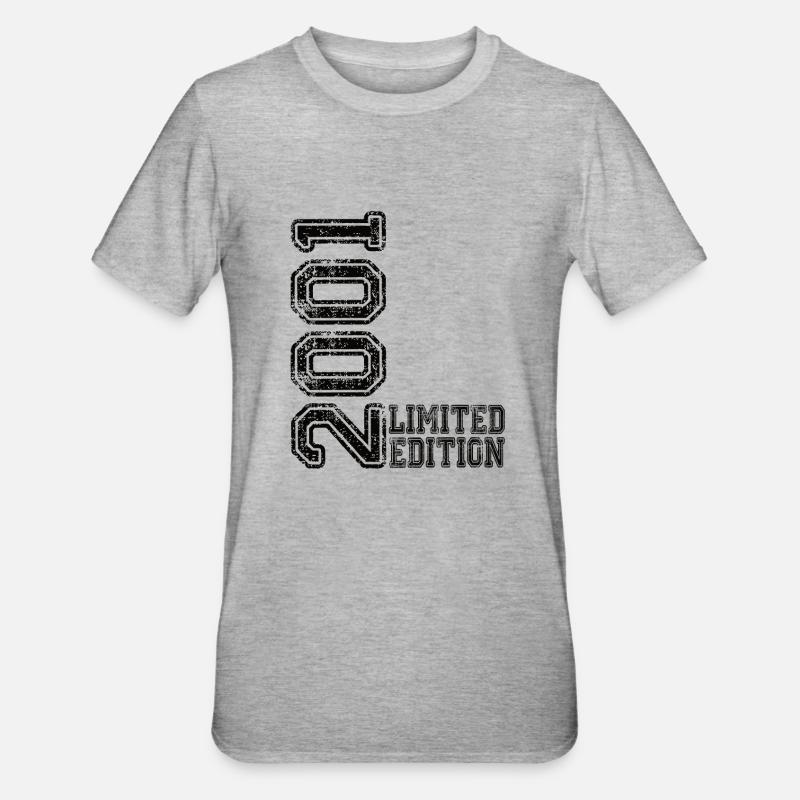 Édition limitée 2001 - T-shirt polycoton Unisexe - gris chiné