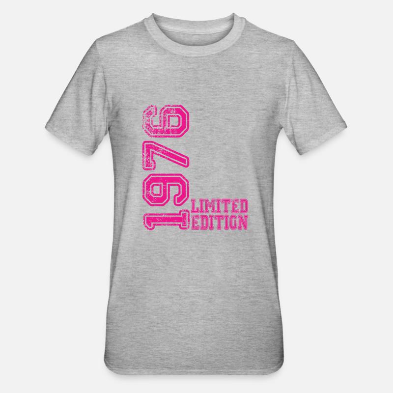 Édition limitée 1976 - T-shirt polycoton Unisexe - gris chiné