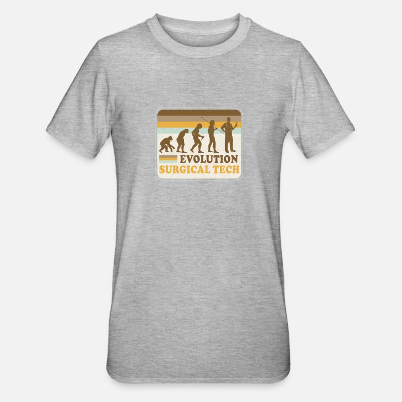 Chirurgisch-technischer Assistent Chirurg - Unisex Polycotton T-Shirt - Grau meliert