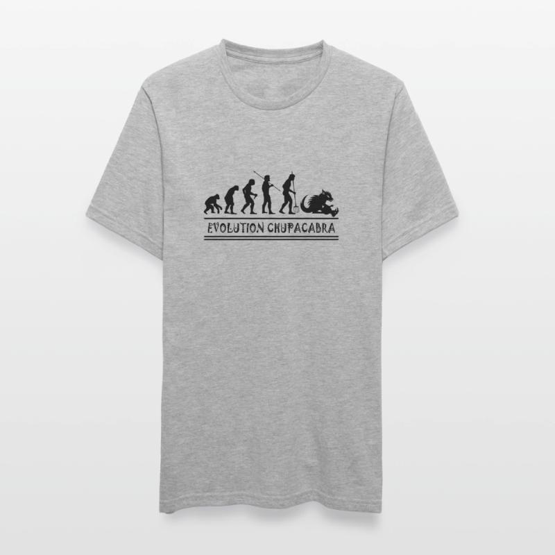 Cryptozoologistes Chupacabra Créatures Évolution T-shirt polycoton Unisexe